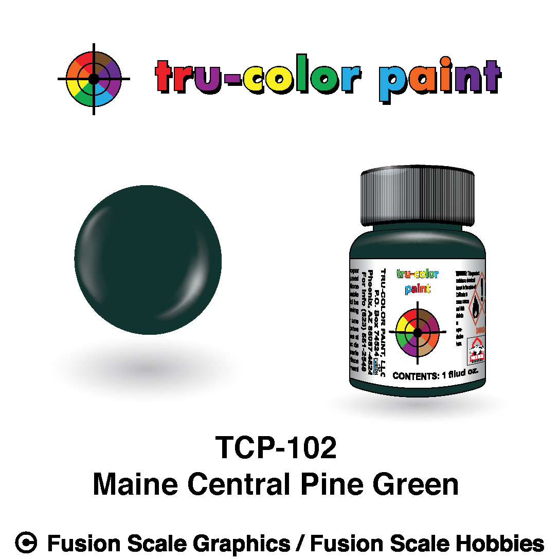 Tru Color Paint Maine Central Pine Green 1oz - 102