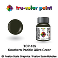 Tru Color Paint Southern Pacific Olive Green 1oz - 135